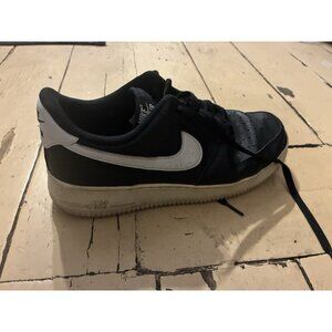 Nike Air Force mens shoes size 9 black low top
